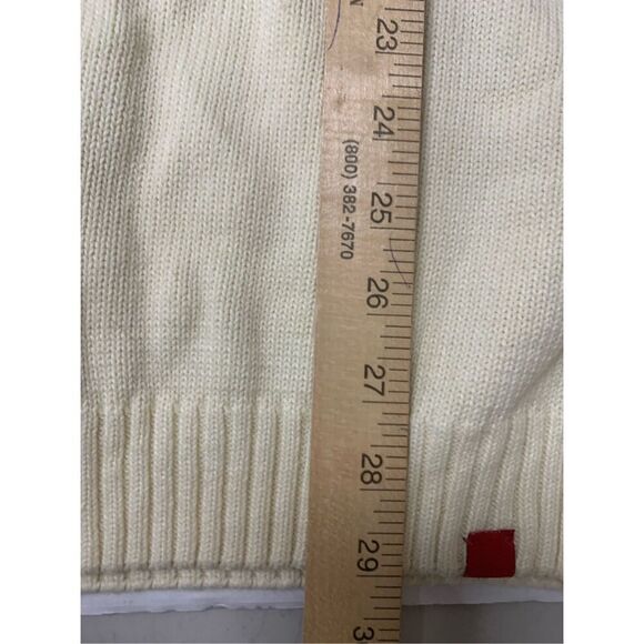 Vintage Indigo Red Graphic Spellout Sweater - Picture 7 of 8